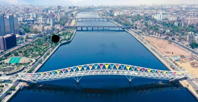 Sabarmati Riverfront illuminated for Commonwealth Games Ahmedabad 2030